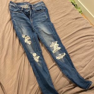 American Eagle ripped jeans